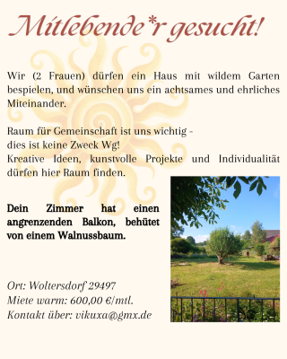 Bewusstes Wohnen zu dritt